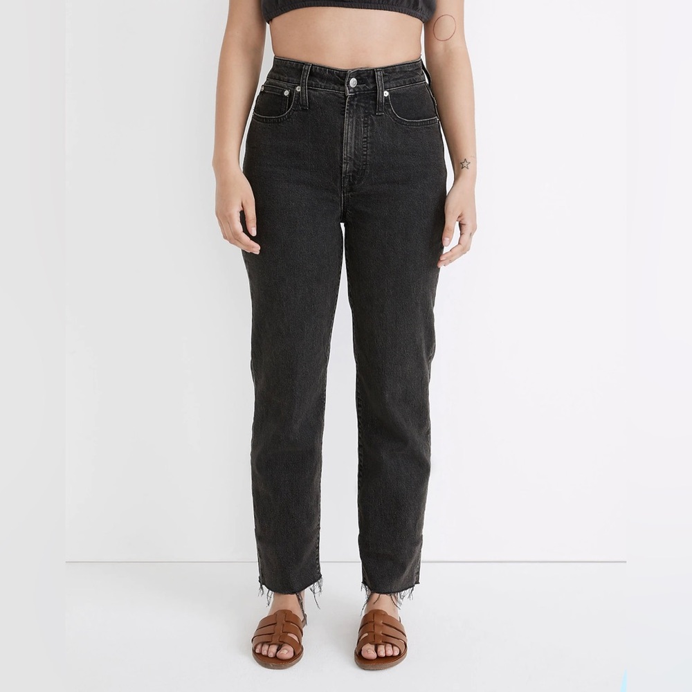 the curvy perfect vintage straight jean in lunar wash
